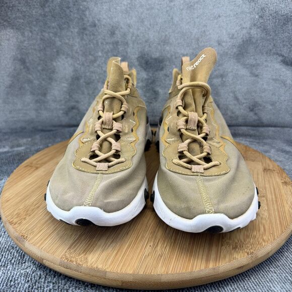 Nike React Element 55 Shoes Mens Size 8.5 Beige Low Top Sneakers BQ6166-700 main image 8